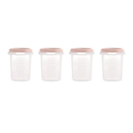 MINILAND SET 4 HERMISIZED 250 ML BLUSH - Σετ Φαγητού, Μπολάκια, Πιατάκια Φαγητού στο Oneirokosmos