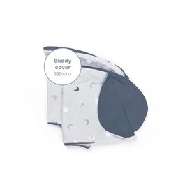 DOOMOO ΑΝΤΑΛΛΑΚΤΙΚΟ ΚΑΛΥΜΜΑ ΓΙΑ ΜΑΞΙΛΑΡΙ BUDDY BLUE GREY MOON B62 - Μαξιλάρια Θηλασμού στο Oneirokosmos