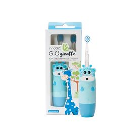 INNOGIO SONIC ΠΑΙΔΙΚΗ ΗΛΕΚΤΡΙΚΗ ΟΔΟΝΤΟΒΟΥΡΤΣΑ GIOGIRAFFE BLUE - Στοματική Υγιεινή στο Oneirokosmos