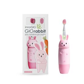 INNOGIO SONIC ΠΑΙΔΙΚΗ ΗΛΕΚΤΡΙΚΗ ΟΔΟΝΤΟΒΟΥΡΤΣΑ GIORABBIT PINK - Στοματική Υγιεινή στο Oneirokosmos