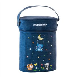 MINILAND THERMIBAG DOUBLE 500 ML DENIM - Σετ Βρεφανάπτυξης στο Oneirokosmos