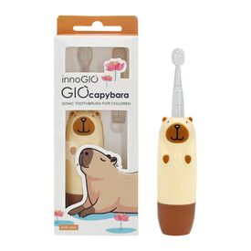 INNOGIO SONIC ΠΑΙΔΙΚΗ ΗΛΕΚΤΡΙΚΗ ΟΔΟΝΤΟΒΟΥΡΤΣΑ GIOCAPYBARA - Στοματική Υγιεινή στο Oneirokosmos