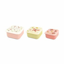 MINILAND ΠΑΙΔΙΚΟ ΣΕΤ ΔΟΧΕΙΩΝ SNACKBOX-3 BUTTERFLY - Θερμός & Ισοθερμικά Προϊόντα στο Oneirokosmos