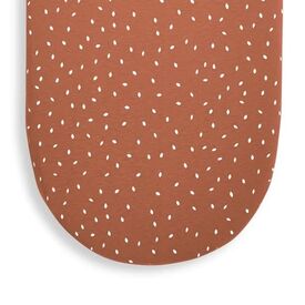 SNUZ Οργανικό Λινό Σεντόνι για Καλαθούνα  Terracotta - Σεντόνια Κούνιας στο Oneirokosmos