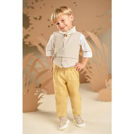Baby Bloom Βαπτιστικό Σέτ Αγορίστικο 126.46.7980 - Ρούχα Βάπτισης για Αγόρι στο Oneirokosmos