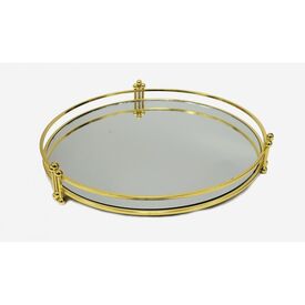 Faitakis Pack Μεταλλικος Δισκος Καθρεπτη 30cm X 5.5cm 0621509 - Δίσκος Γάμου στο Oneirokosmos