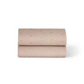 Snuz Σετ Σεντόνια 2 Τεμαχίων για Λίκνο 44 x 80 cm Mocha Cross - Σεντόνια Κούνιας στο Oneirokosmos