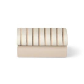 SNUZ ΣΕΤ ΣΕΝΤΟΝΙΑ 2 ΤΕΜΑΧΙΩΝ ΓΙΑ ΛΙΚΝΟ 44 x 80 cm BLUSH STRIPE - Σεντόνια Κούνιας στο Oneirokosmos