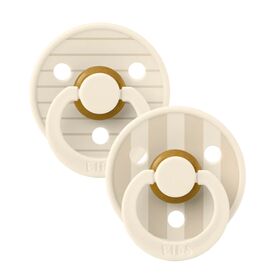 Bibs Πιπίλα Latex Studio Colour Pin Ivory Vanilla Mix 2τμχ. Νο1 11015104 - Πιπίλες στο Oneirokosmos