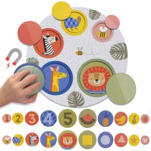 Taf Toys  Παιχνίδι Εκμάθησης Magnetic Peek-A-Boo Puzzle  T-12885