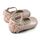 Babywalker Γαλλικό Γοβάκι με Διακοσμημένη Φτέρνα απο  Λουλούδια BW4503 Ροζ - Βαπτιστικό Παπούτσι για Κορίτσι στο Oneirokosmos
