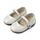 Babywalker Γοβάκι Μονή Μπαρέτα με Στρασένιο Κουμπάκι BS3502  Λευκό - Βαπτιστικό Παπούτσι για Κορίτσι στο Oneirokosmos