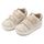 Babywalker Σνίκερ με Διπλή Μπαρέτα Χρατς BS3085 Λευκό Μπεζ - Βαπτιστικό Παπούτσι για Αγόρι στο Oneirokosmos