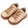 Babywalker Δετό Δερμάτινο Sneaker BW 4312 Μπεζ - Βαπτιστικό Παπούτσι για Αγόρι στο Oneirokosmos