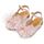 Babywalker Γαλλικό Σαμπό με Φιόγκο και Πέρλες BW4882  Ροζ - Βαπτιστικό Παπούτσι για Κορίτσι στο Oneirokosmos