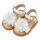 Babywalker Πέδιλο με Διακοσμητικό Πεταλούδας BW4886 Εκρού - Βαπτιστικό Παπούτσι για Κορίτσι στο Oneirokosmos