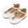Babywalker Γαλλικό Γοβάκι με Φιόγκο και Στρας BW4890  Εκρού - Βαπτιστικό Παπούτσι για Κορίτσι στο Oneirokosmos