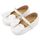 Babywalker Γοβάκι Μονή Μπαρέτα με Σατέν Φιόγκο  BW4893 Λευκό - Βαπτιστικό Παπούτσι για Κορίτσι στο Oneirokosmos