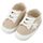 Babywalker Υφασμάτινο Δετό Sneaker  MI1135 Μπεζ Λευκό - Βαπτιστικό Παπούτσι για Αγόρι στο Oneirokosmos