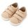 Babywalker Sneakers Διπλή Μπαρέτα Χρατς PRI2090 Μπεζ - Βαπτιστικό Παπούτσι για Αγόρι στο Oneirokosmos