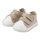 Babywalker Sneakers  Διπλή Μπαρέτα Χρατς PRI2104 Μπεζ Λευκό Μέντα - Βαπτιστικό Παπούτσι για Αγόρι στο Oneirokosmos