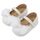 Babywalker Γοβάκι Μονή Μπαρέτα Φιογκάκι Οργάντζας PRI2659 Λευκό - Βαπτιστικό Παπούτσι για Κορίτσι στο Oneirokosmos