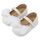 Babywalker Γοβάκι Μονή Μπαρέτα Φιογκάκι Οργάντζας PRI2659 Λευκό - Βαπτιστικό Παπούτσι για Κορίτσι στο Oneirokosmos