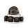 Lecoco Κράνος και Σετ Προστασίας  L-HK01-B  Καφέ L-691114 - Πατίνια & Κράνη στο Oneirokosmos