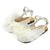 Babywalker Δερμάτινο Σαμπό με Χειροποίητο Λουλούδι EXC5772 Εκρού - Βαπτιστικό Παπούτσι για Κορίτσι στο Oneirokosmos