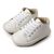 Babywalker Δετό Σνίκερ BS3030 Λευκό - Βαπτιστικό Παπούτσι για Αγόρι στο Oneirokosmos