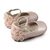 Babywalker Γαλλικό Γοβάκι με Διακοσμημένη Φτέρνα απο  Λουλούδια BW4503 Ροζ - Βαπτιστικό Παπούτσι για Κορίτσι στο Oneirokosmos