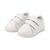 Babywalker Μονόχρωμο Σνίκερ Διπλή Μπαρέτα Χράτς PRI2103 Λευκό - Βαπτιστικό Παπούτσι για Αγόρι στο Oneirokosmos
