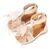 Babywalker Πέδιλο με Λουλούδι BS3588 Εκρού-Νουντ - Βαπτιστικό Παπούτσι για Κορίτσι στο Oneirokosmos