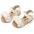 Babywalker Πέδιλο με Chiffon Λουλούδια ΜΙ1633 Λευκό - Βαπτιστικό Παπούτσι για Κορίτσι στο Oneirokosmos