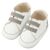 Babywalker Παντοφλέ Σνικερ με Λάστιχάκια MI1137 Λευκό Γκρι - Βαπτιστικό Παπούτσι για Αγόρι στο Oneirokosmos