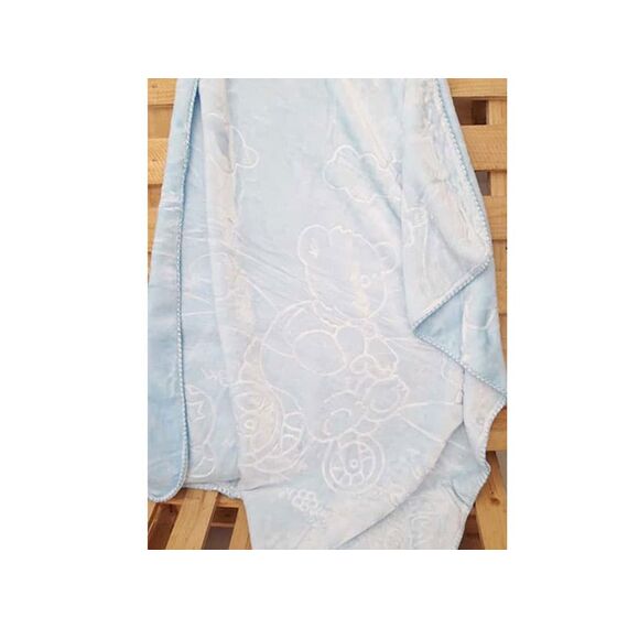 Κουβέρτα Κούνιας Ανάγλυφη Σιελ 62320-1 - Δώρα στο Oneirokosmos