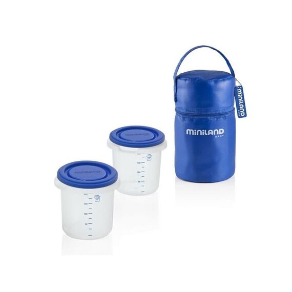 Miniland Ισοθερμική Θήκη Pack-2-Go Hermisized Blue 89071 - Θερμός & Ισοθερμικά Προϊόντα στο Oneirokosmos