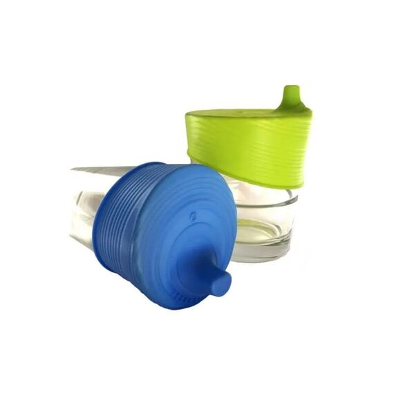 Silikids Κάλυμμα Ποτηριού Σιλικόνης Sippy Cup FST/SK-SIPUNV 2 τεμ - Ποτηράκια 12μηνών + στο Oneirokosmos