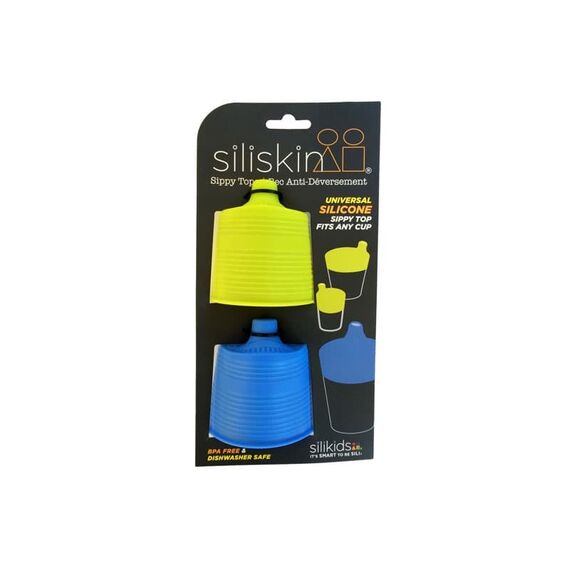 Silikids Κάλυμμα Ποτηριού Σιλικόνης Sippy Cup FST/SK-SIPUNV 2 τεμ - Ποτηράκια 12μηνών + στο Oneirokosmos