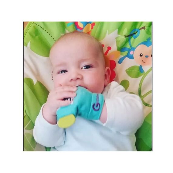Probaby Gummee Glove Plus Μασητικό Γάντι Μπλε 6m+ - Μασητικά - Κρίκοι Οδοντοφυΐας στο Oneirokosmos