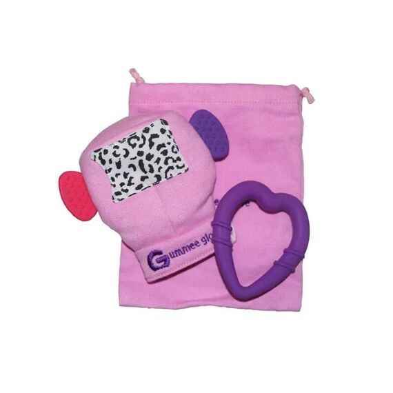 Probaby Gummee Glove Μασητικό Γάντι Ροζ εως 6m με θήκη !! - Μασητικά - Κρίκοι Οδοντοφυΐας στο Oneirokosmos