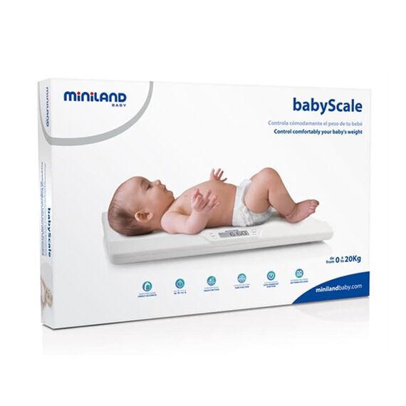 ΖΥΓΑΡΙΑ BABY SCALE 20 KG της Miniland 89187 - Ζυγαριές στο Oneirokosmos