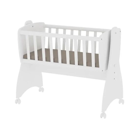 Lorelli Ξύλινο Λίκνο First Dreams White 10150550024 - Λίκνο στο Oneirokosmos