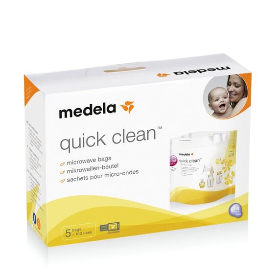 Medela Quick Clean Σακουλάκια Αποστείρωσης Φούρνου Μικροκυμάτων - Συλλογή γάλακτος και αξεσουάρ θηλασμού στο Oneirokosmos