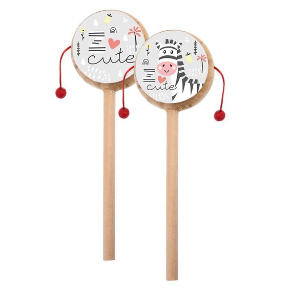 Μπομπονιέρα  Τυμπανάκι Ζέβρα ΒΖ953 - Μπομπονιέρες Βάπτισης στο Oneirokosmos