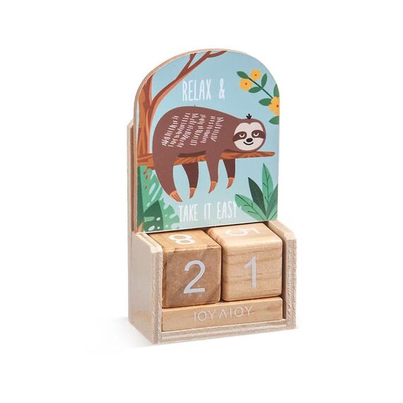 Μπομπονιέρα Ξύλινο Ημερολόγιο Βραδύποδας Η950 - Για Αγόρι στο Oneirokosmos