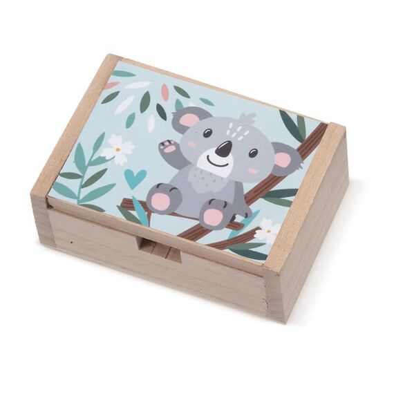 Μπομπονιέρα  Ξύλινο Κουτί Koala  ΛΝ970 - Μπομπονιέρες Βάπτισης στο Oneirokosmos