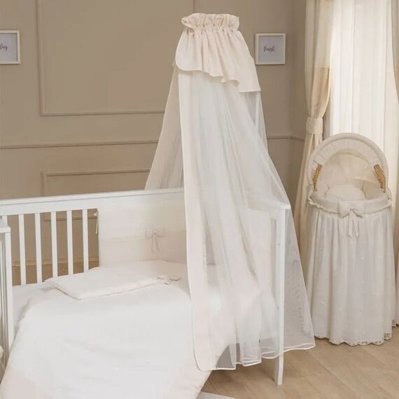 Funna Baby Κουνουπιέρα Απλή Premium Χρώμα Cream 5433 - Κουνουπιέρες στο Oneirokosmos