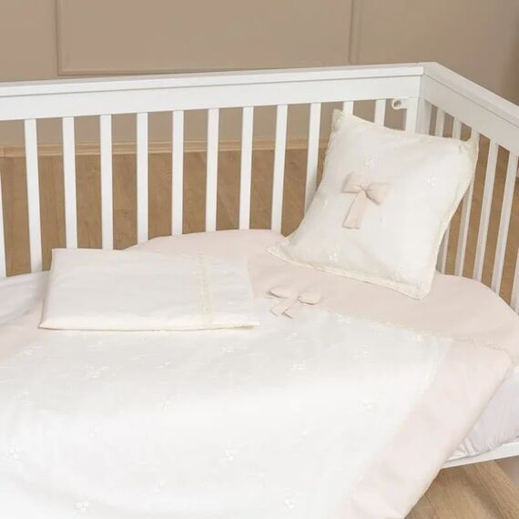 Funna Baby Σετ Σεντόνια Κούνιας Premium Χρώμα Cream 3τεμ - Σεντόνια Κούνιας στο Oneirokosmos
