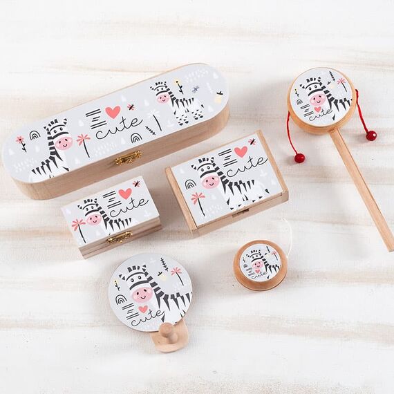 Μπομπονιέρα Ξύλινη Κρεμάστρα Τοίχου Ζέβρα ΣΚ953 - Μπομπονιέρες Βάπτισης στο Oneirokosmos